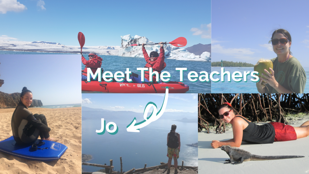 A selection of images of Intrepid English Teacher Jo